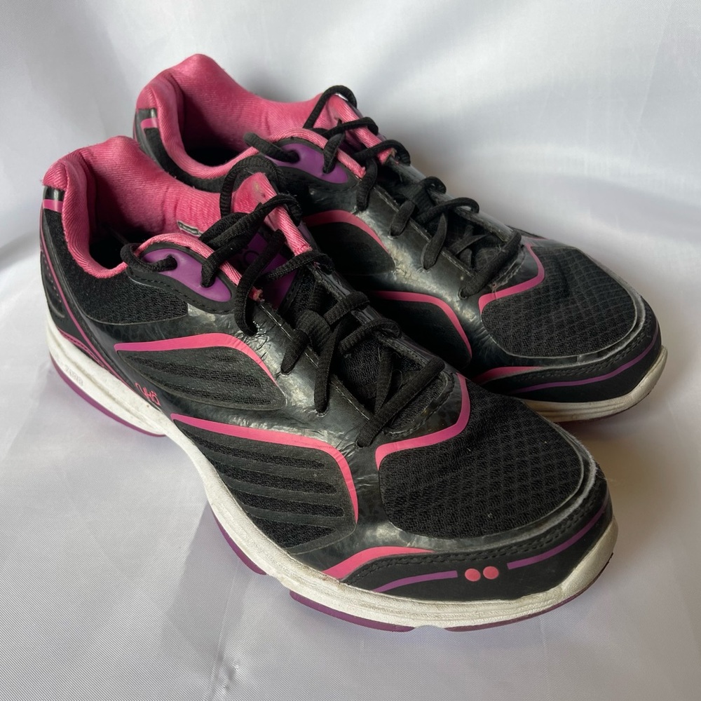 Ryka Devotion Plus Black & Pink Women's Walking Shoes Women’s 9M